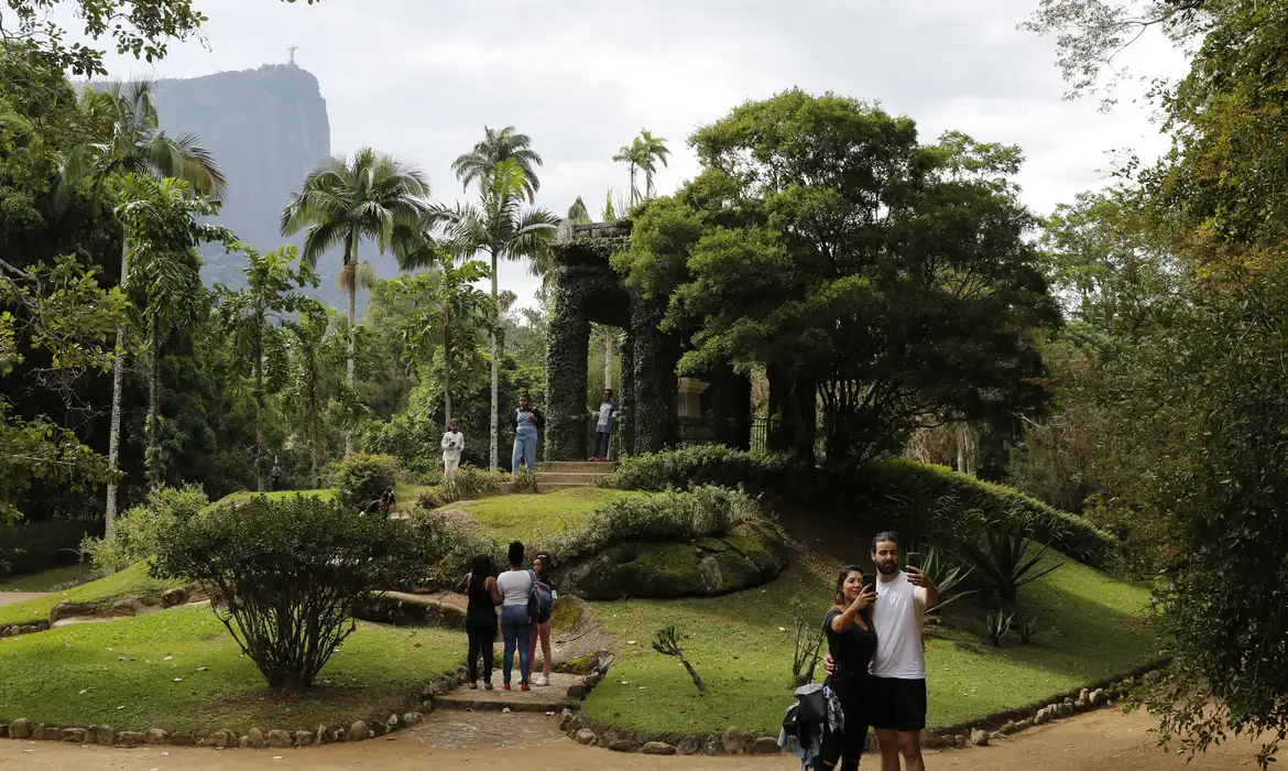 Jardim Botânico no Rio de Janeiro