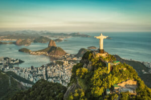 rio de janeiro vista aérea corcovado.