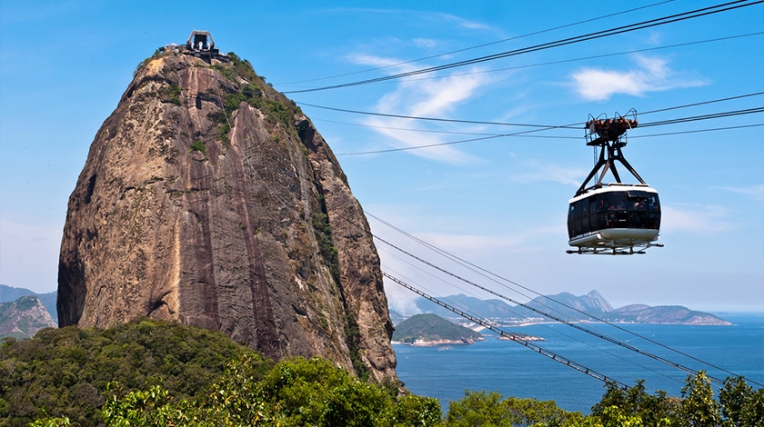 Pontos turísticos no Rio de Janeiro